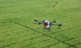 Drone over farm